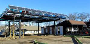 Tiny Diner - Solar Array Construction Project